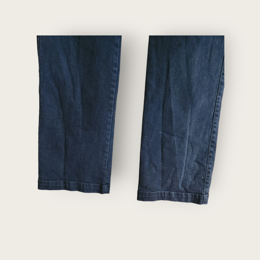 American Eagle Womens Mid-Rise Black Straight Jeans Size 14 - Picture 6 of 9